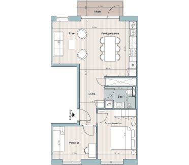 Plantegning for: Bolig nr. 7