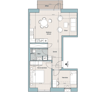 Plantegning for: Bolig nr. 14