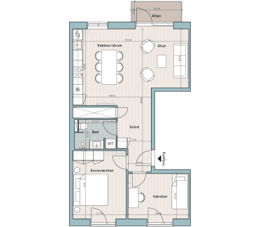 Plantegning for: Bolig nr. 22